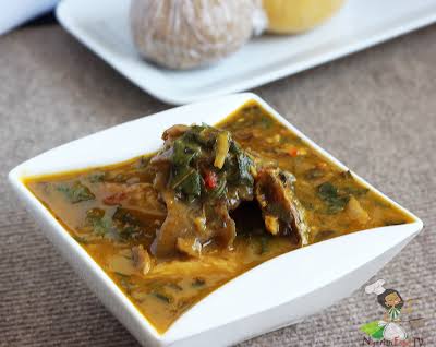 How to Cook a Nigerian Ede Soup with Oha Leaf